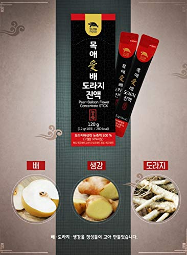 Slow Foods Pear Balloon Flower Concentrate Stick - 10 Sticks